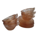 Vintage Gondolo coffee set - 6 cups and saucers, 70s style -