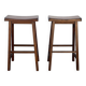 Pair of brutalist style stools