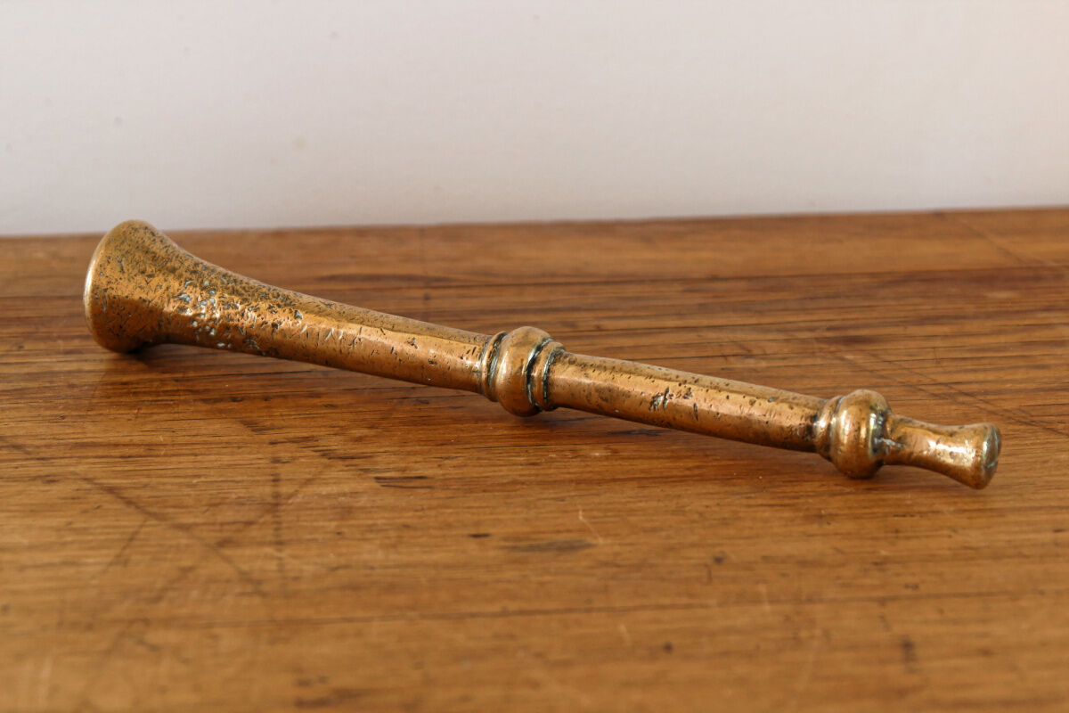 Bronze mortar and apothecary pestle