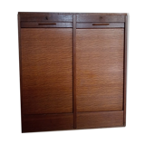 Double curtain binder