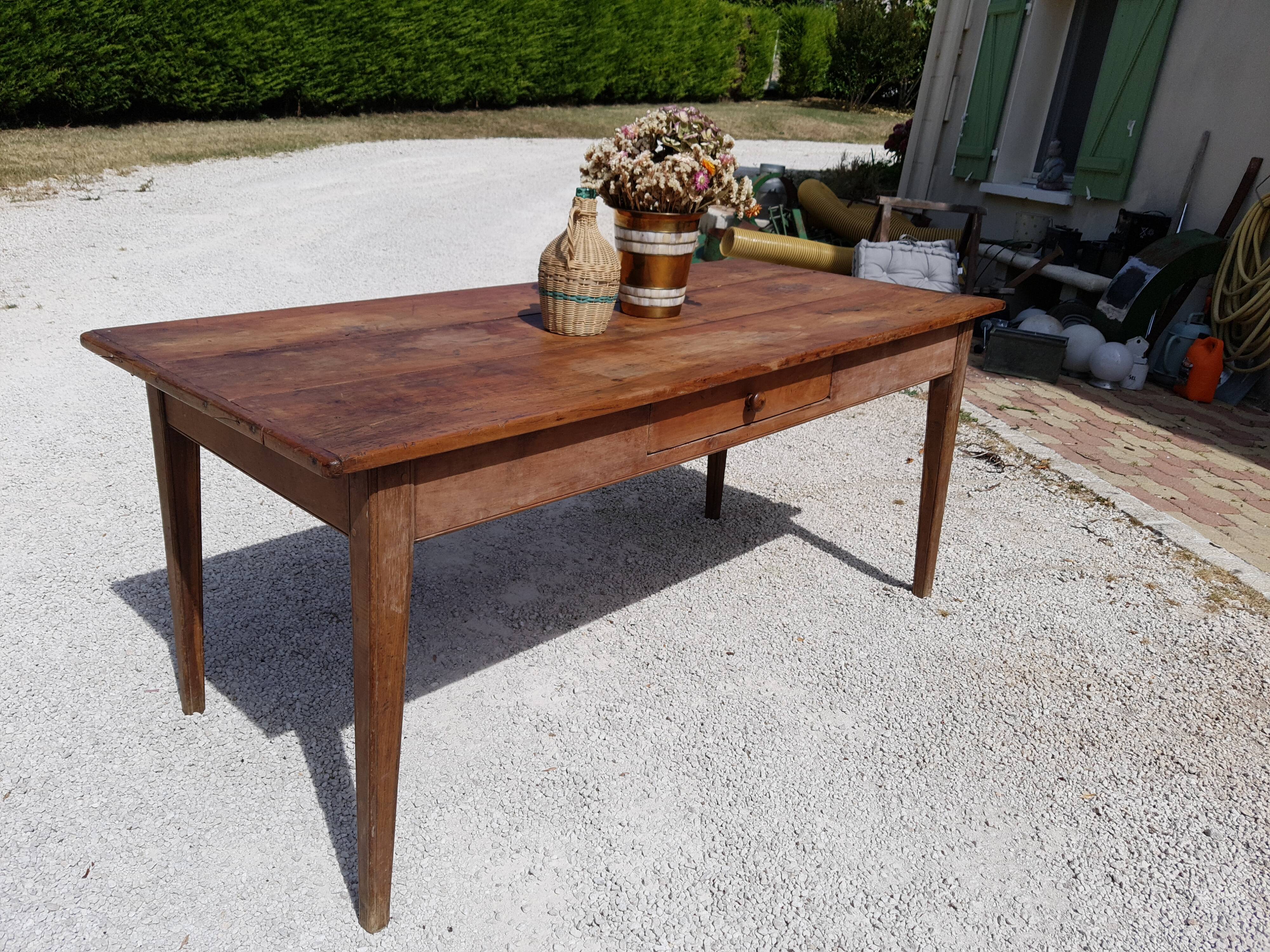 Old farm table