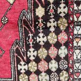 Tapis vintage persan mazlaghan fait main 120x196 cm