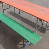 Set garden table and benches