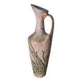 Vase, glazed ceramic, fat lava, signed bruno dose40, design 50s/60s