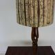 Typical sixties handcrafted ceramic table lamp
