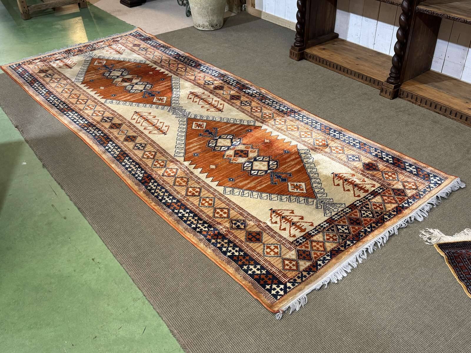 Handmade wool Persian carpet