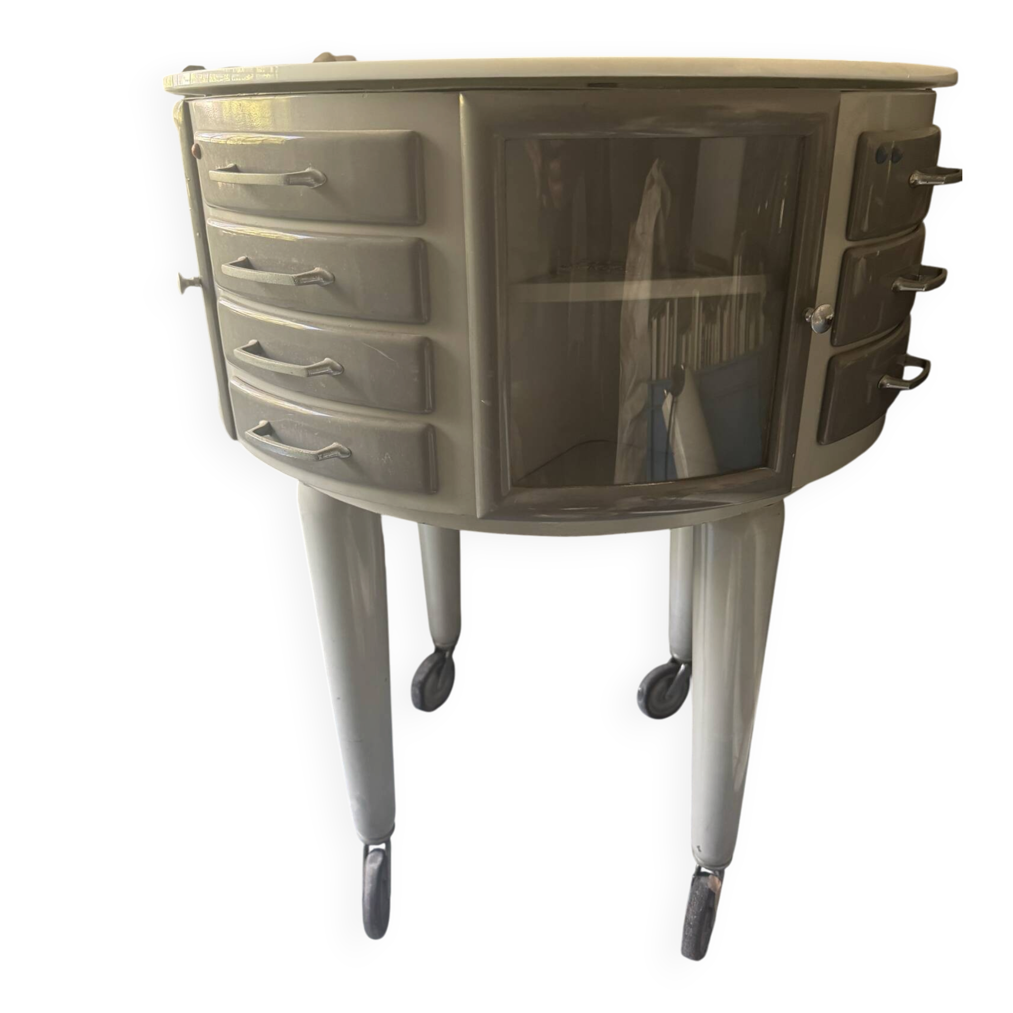 Meuble de Dentiste Girator Vintage par Leon Martin, 1950s