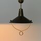 Modern brass ceiling light from the mid-century, 1950s, Italy.