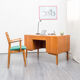 Bureau années 50, noyer, restauré