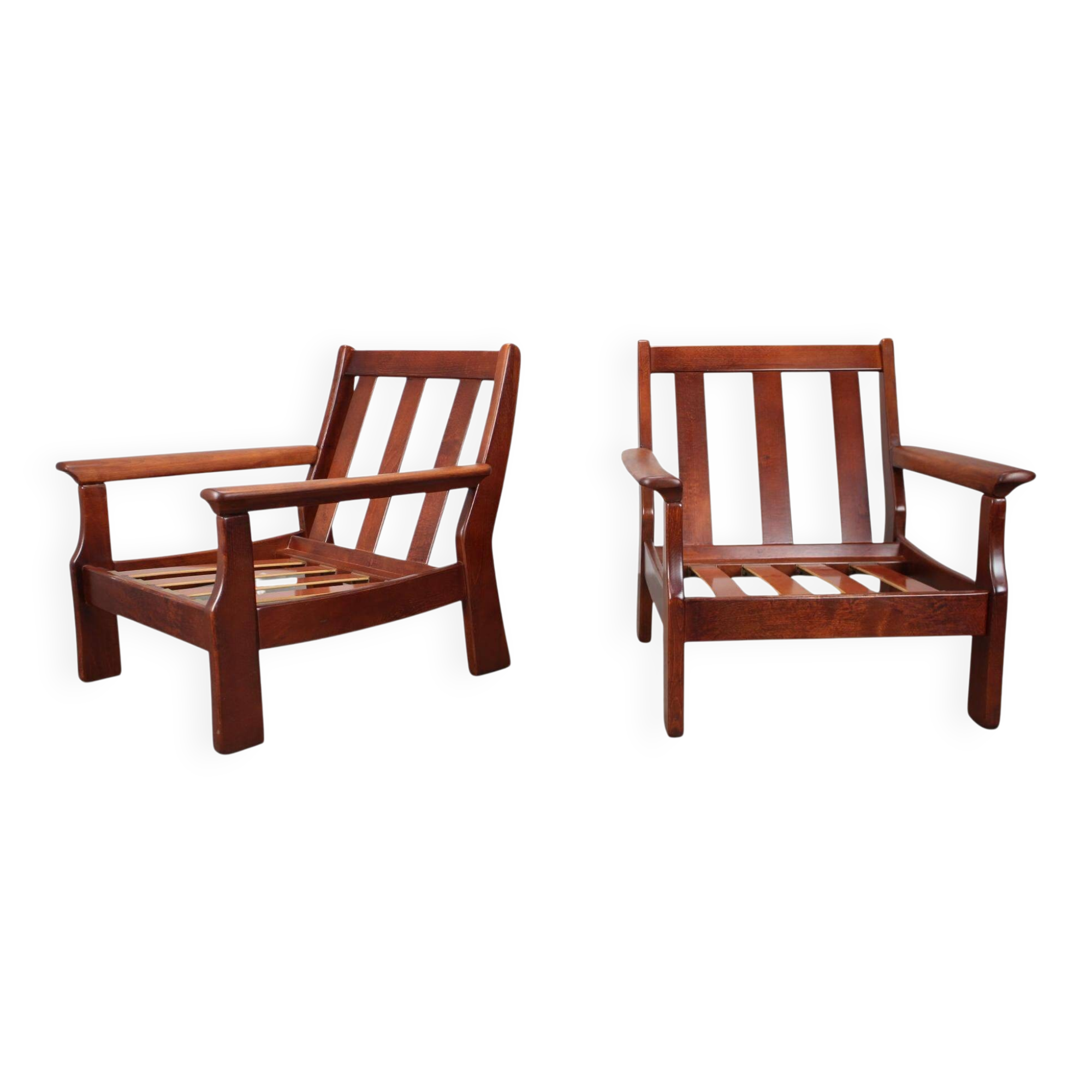 Pair of vintage Scandinavian armchairs, 1960s
