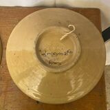 Pair of Antique SAFI Moroccan Glazed Terracotta Dishes from the 50s