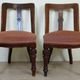 pair of quality 19th century English mahogany chairs circa 1850