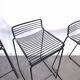 Set 4 x Zwarte HAY barkruk, Hee Welling