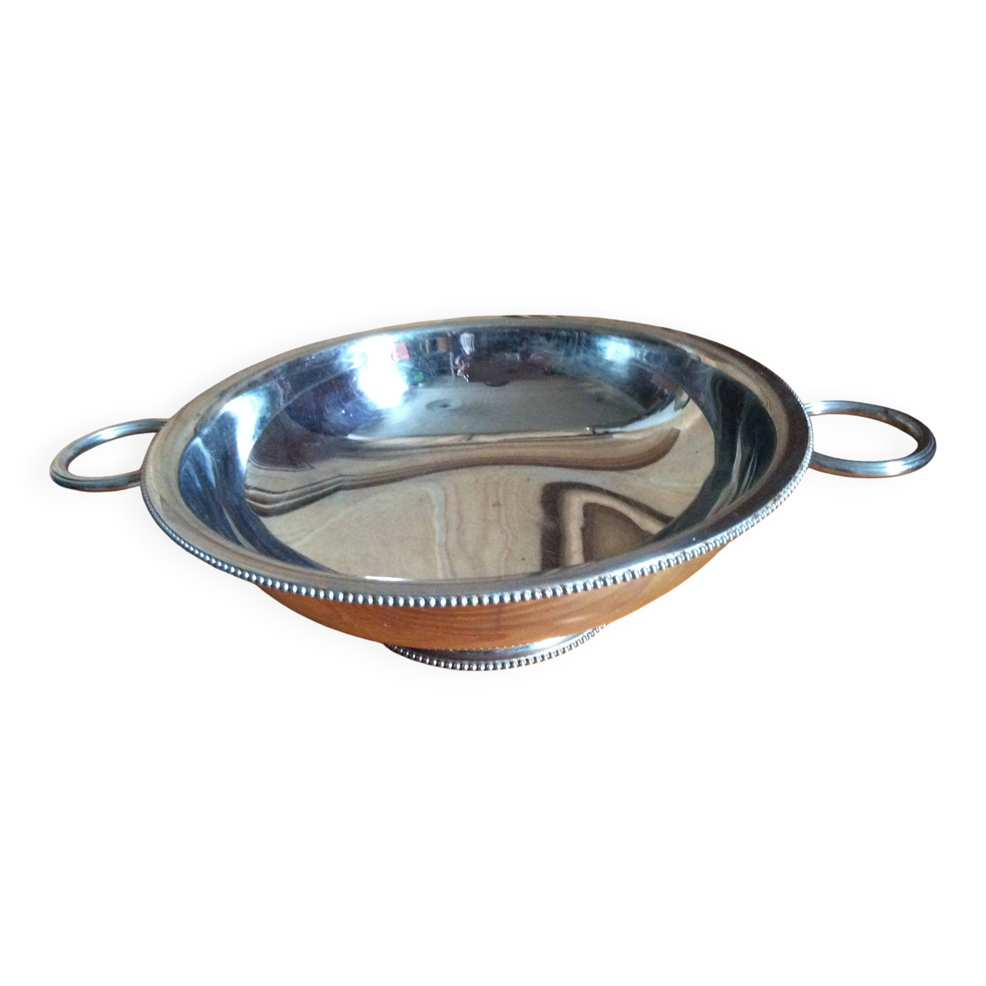 Stainless steel vegetable dish