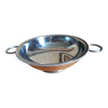 Stainless steel vegetable dish