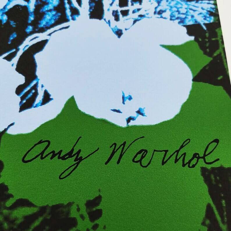 1980s Andy Warhol "Flowers" Limited Edition Lithograph by CMOA