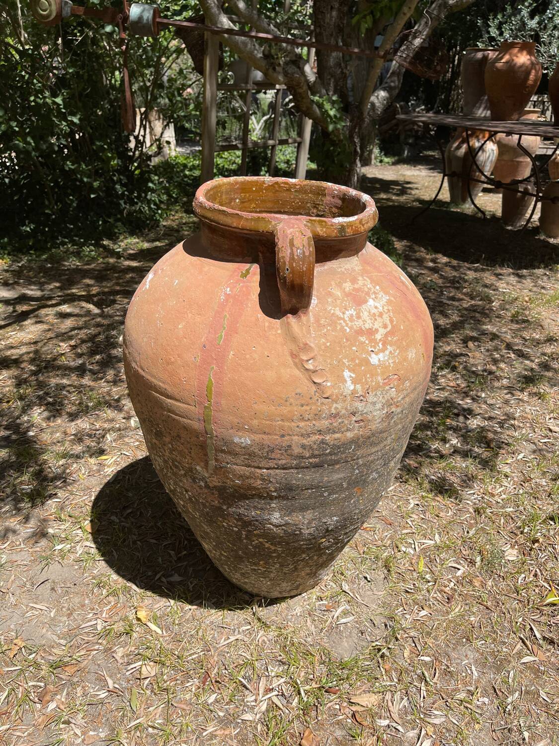 Terracotta pottery jar