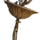 5-arm chandelier + 4 wall sconces MD bronze Louis XV style
