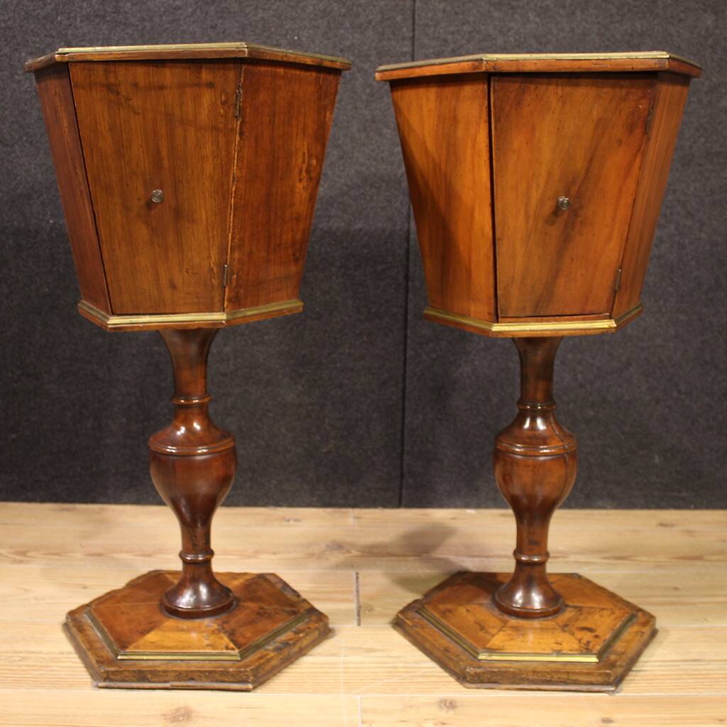 Pair of 19th century Italian side tables