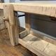 Raw wood workbench