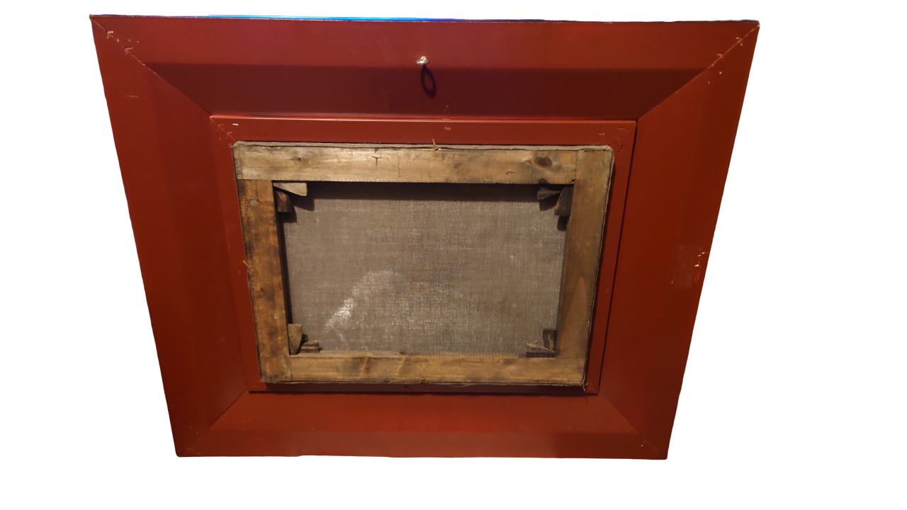 Oil on canvas Venice signed Cristaux 1956