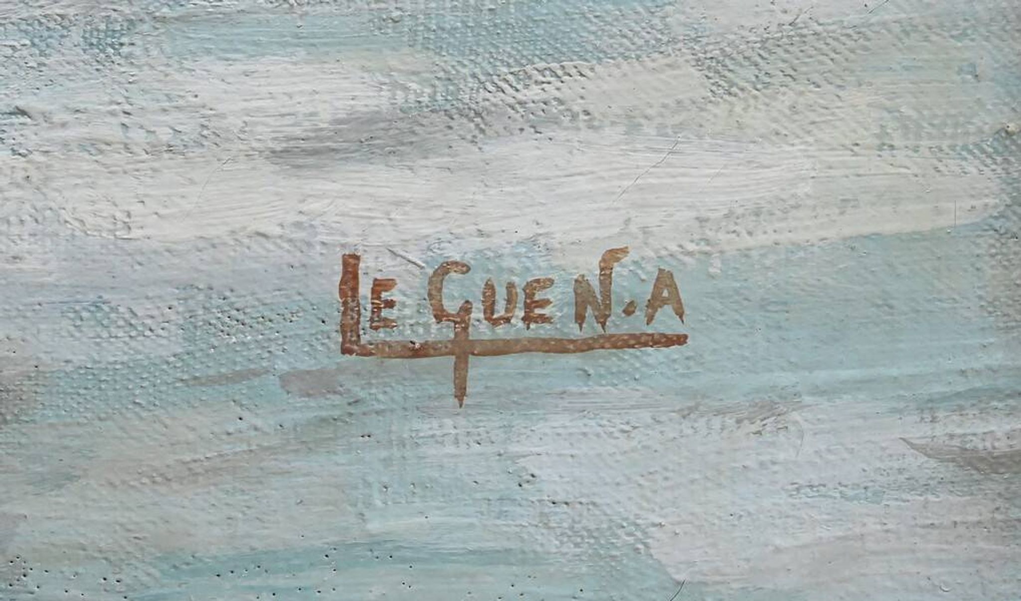 Grand Tableau « Les Goémoniers », de A. Le Guen – 1969