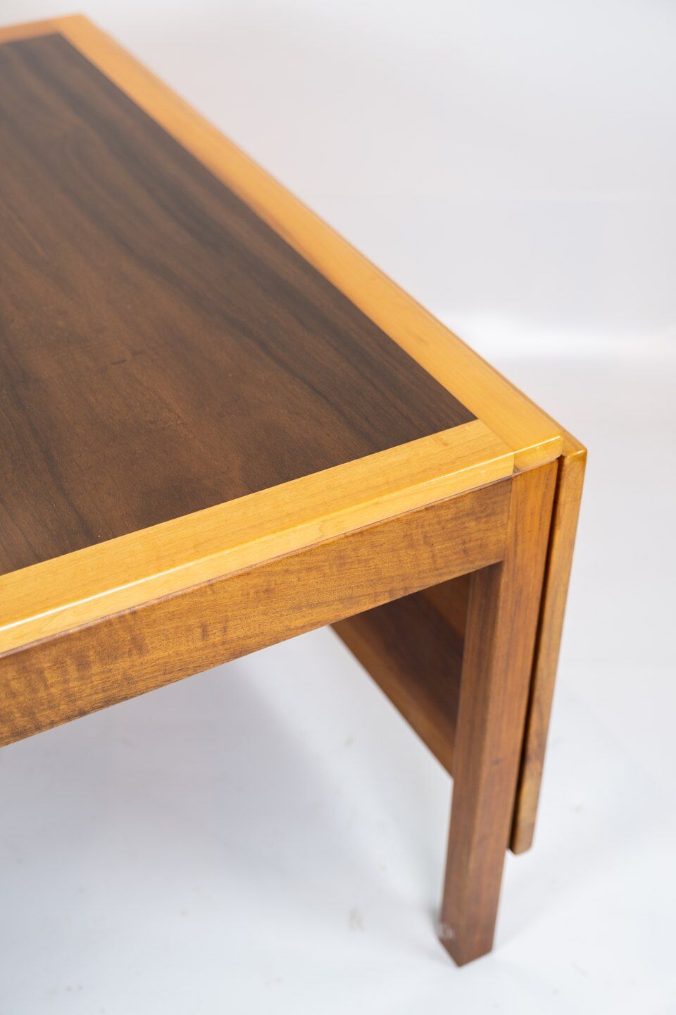 Coffee table of rosewood with extensions, designed by Børge Mogensen from the 1960