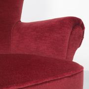 Artifort velvet red lounge chair by Theo Ruth, 1950's
