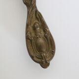 Brass hand mirror