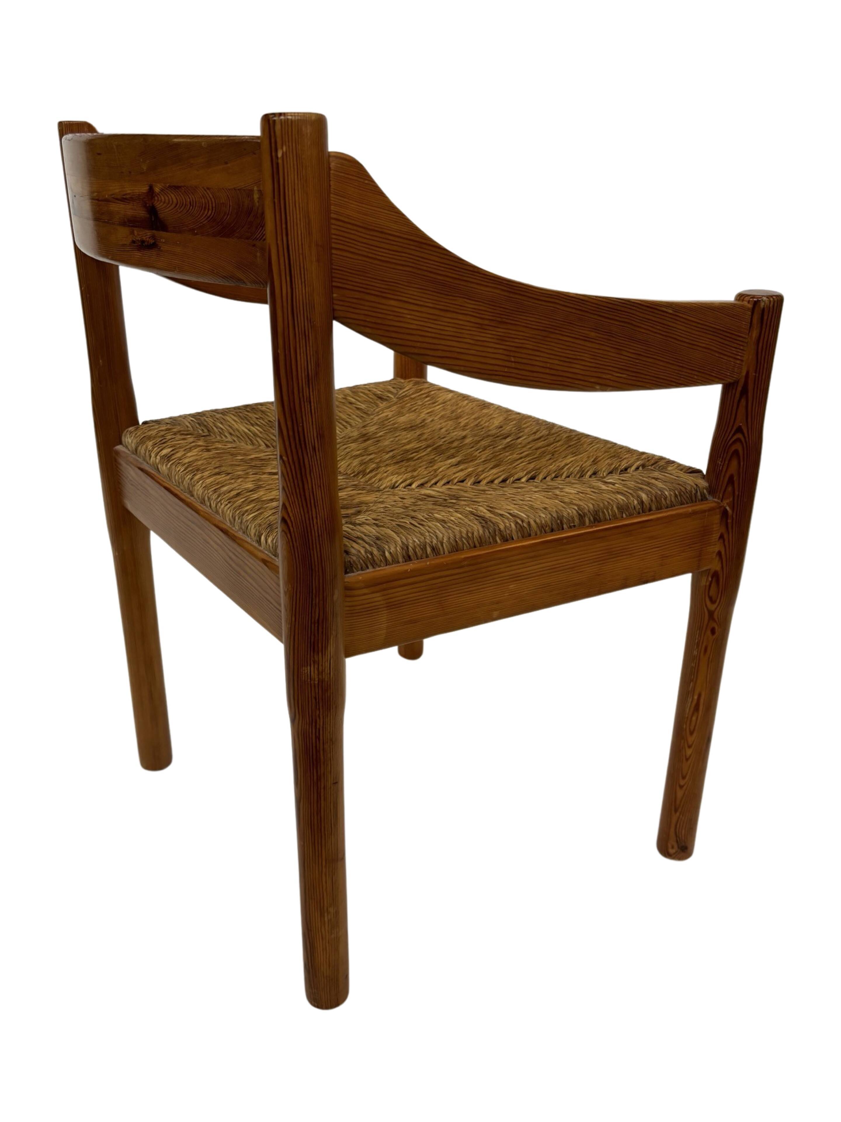 Carimate chair model 892 Vico Magistretti for Cassina