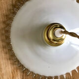 Vintage opaline pendant lamp