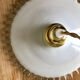 Vintage opaline pendant lamp