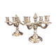 Old silver bronze chandeliers