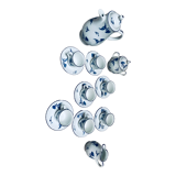 Set café bleu