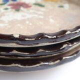 Dix assiettes à dessert de Jérôme Massier - Vallauris