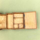 Old large wooden worker - Torck sewing box