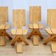 4 chaises Redureau Création - 🇫🇷 années 1990.