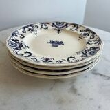 Longchamp France dinner plates, Rouennais model