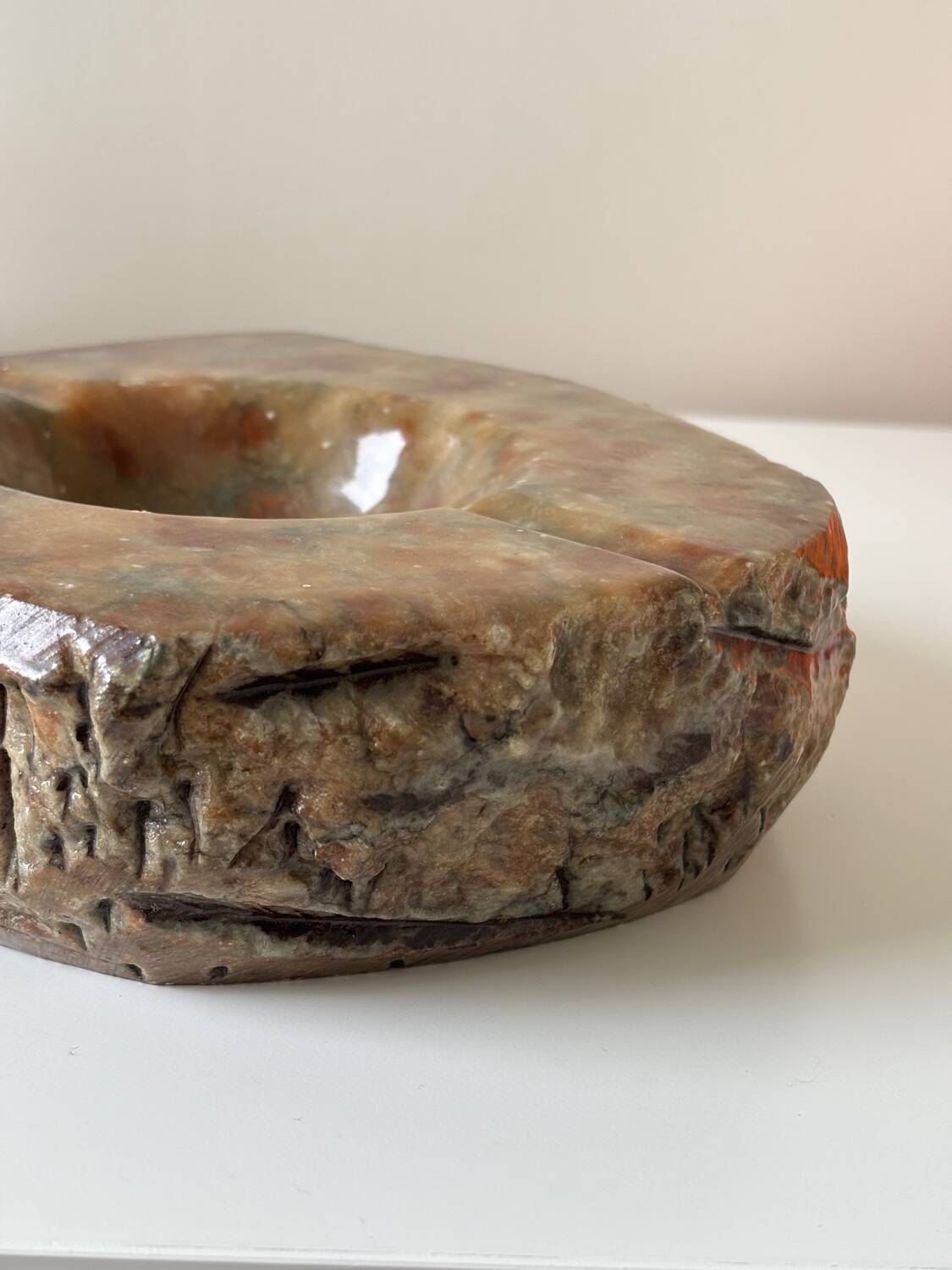 Alabaster ashtray