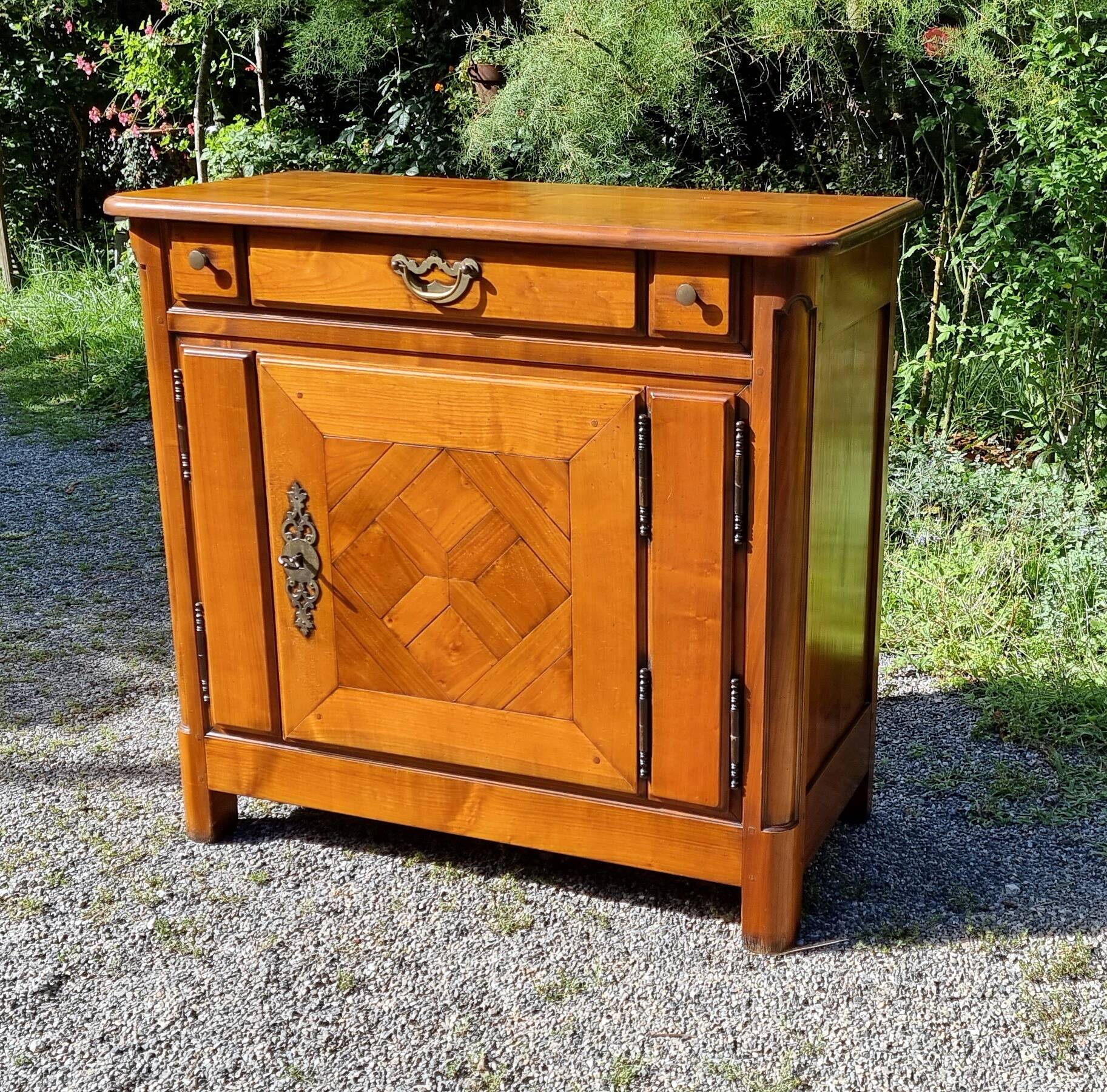 René Trotel Saint-Malo jam cupboard in solid cherry wood