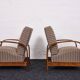 Fauteuils Art Déco hongrois, modèle 445, Szék és Faárugyár, Hongrie 1930