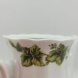 Old coffee maker Wunsiedel Bavaria porcelain vine pattern