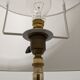 Minimalist bronze and brass floor lamp from the 50s/60s