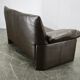 Jori Belgian Full Grain Leather Freestanding Two-Seat Sofa, 1990s