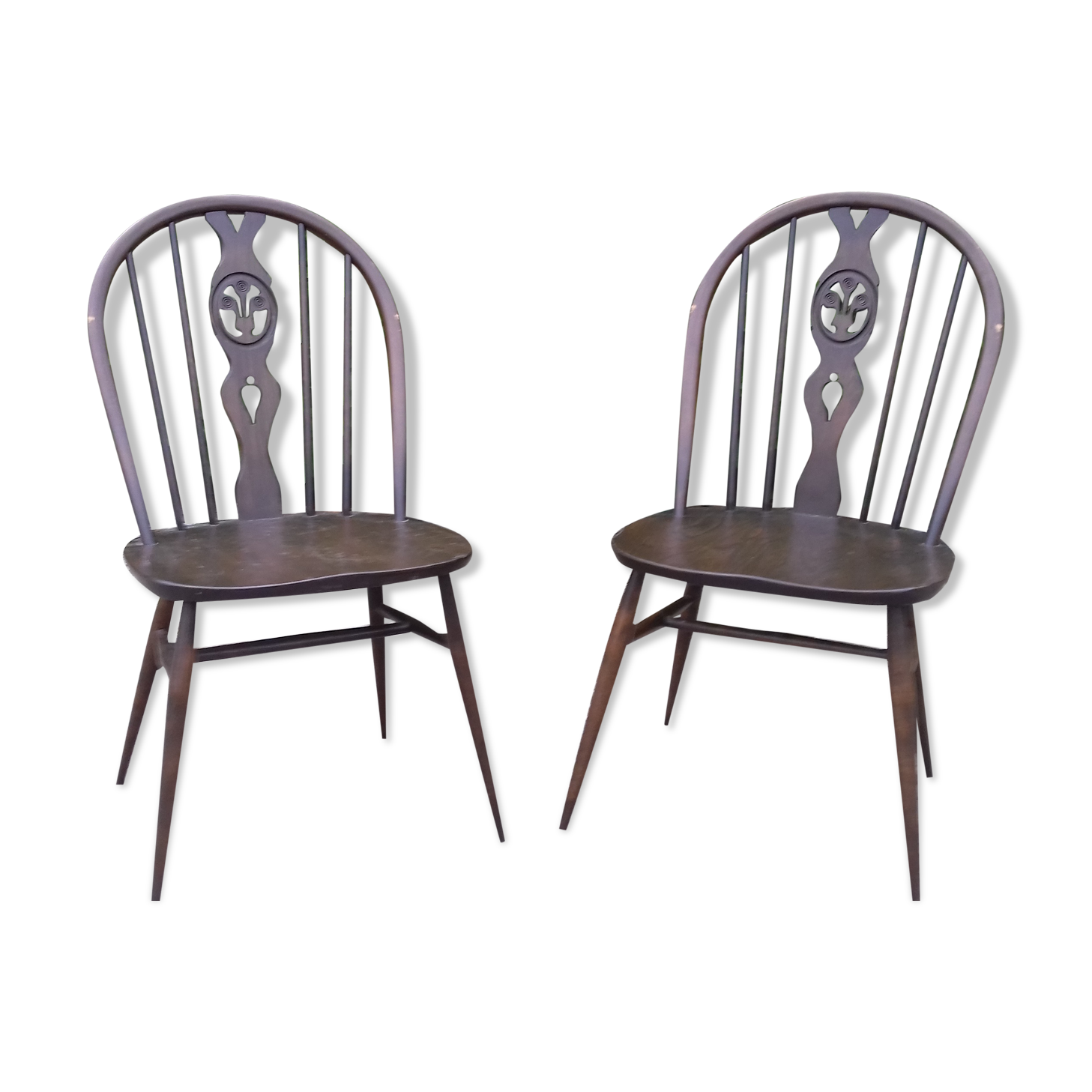 Pairs of chairs Scandinavian year 50/60 vintage ercol