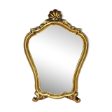 Golden mirror shell decoration  - 40x27cm
