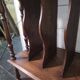 Antique walnut music cabinet