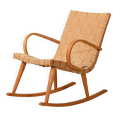 Rocking-chair par Yngve Ekström, années 1940