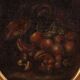 Painting still life oil on canvas from the 18th century