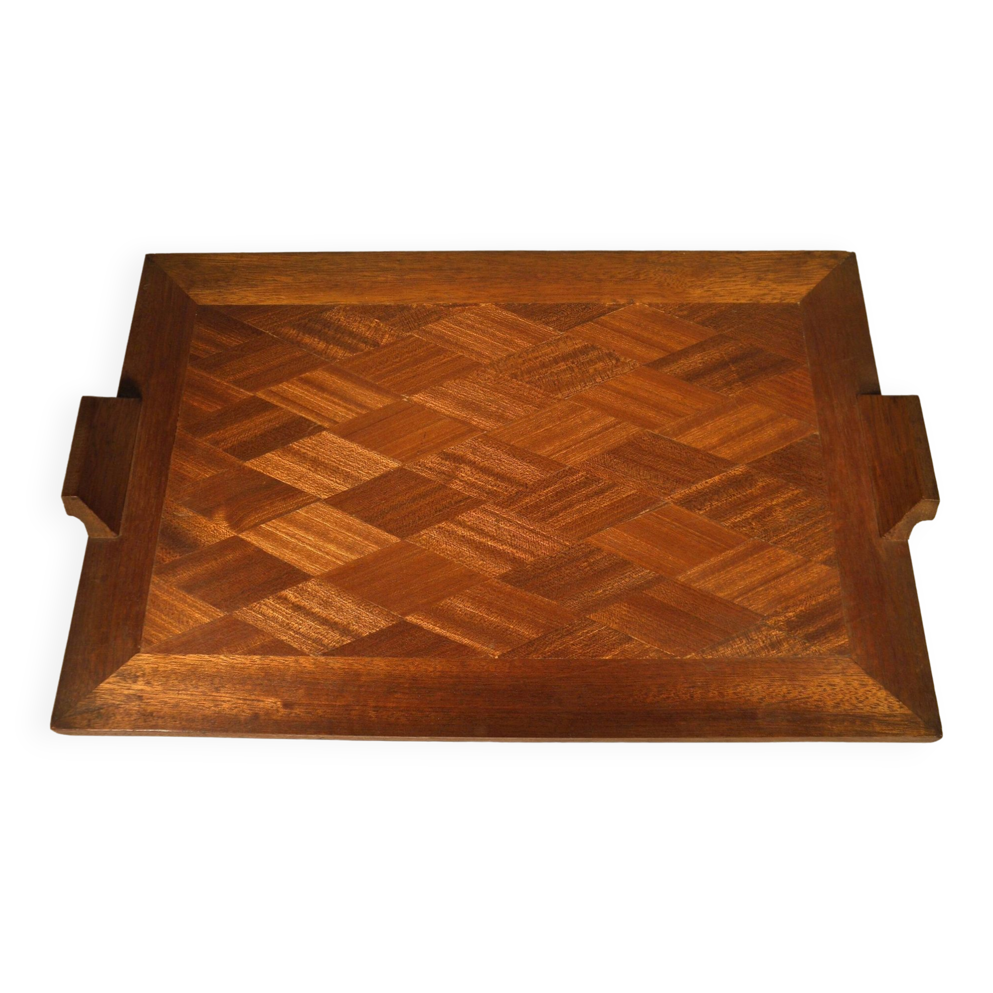 Art Deco marquetry tray 47 x 30